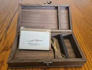 Walnut Letter Box - Picture 1 of 7