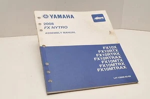 Genuine Yamaha FACTORY ASSEMBLY SETUP MANUAL FX NYTRO 2008 LIT-12668-02-69 - Foto 1 di 2
