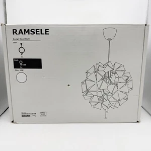 New In Box Transforming IKEA RAMSELE Geometric Flower Pendant Lamp Discontinued - Picture 1 of 2