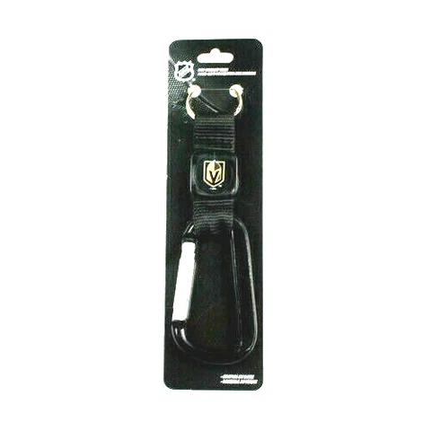 VEGAS GOLDEN KNIGHTS NAVI-BINER CARABINER KEYCHAIN KEYRING WITH COMPASS 6" NWT Cover