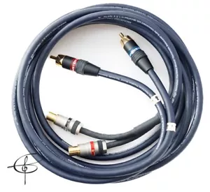 Monster Interlink 400 NOS Cable RCA Male-Female right/left 2m M-F NEW Audio Pair - Picture 1 of 6