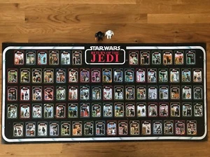 Star Wars Return of the Jedi Vintage Figure Checklist Poster 900mm x 430mm - Picture 1 of 7