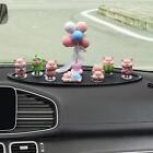 Figurki świni Zestaw Deska rozdzielcza samochodu Dekoracja Kreatywna kreskówka Żywica Słodkie posągi