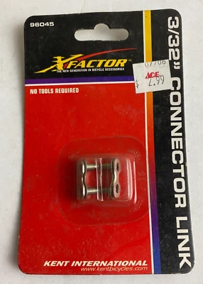 XFACTOR ESLABÓN CONECTOR CADENA BICICLETA 3/32" Foto 1 de 2