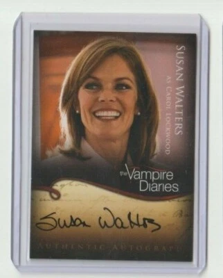 Vampire Diaries Love Sucks Season 1 Autograph Card Susan Walters Carol Lockwood - Image 1 of 3