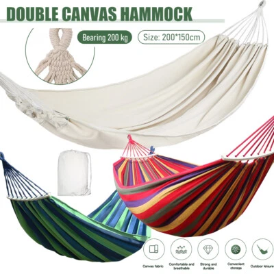 2Persona Hamaca Amacas De Patio Amaca Mexicanas Camping Para Casa Patio Mejicano - Image 1 of 4