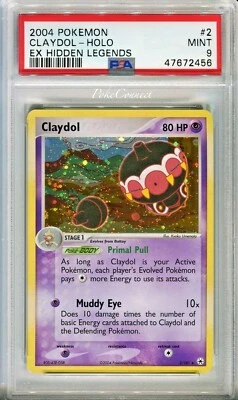 PSA 9 MINT Pokemon CLAYDOL Holo Rare 2004 ex Hidden Legends #2/101 - Image 1 of 2