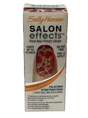 Полоски для лака для ногтей Sally Hansen Salon Effects, быстрые знакомства - Изображение 1 из 3
