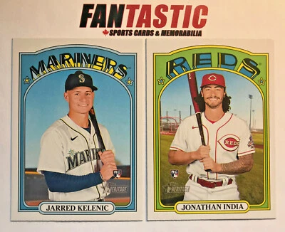 2021 Topps Heritage High Number Base Cards & SP Short Print  YOU PICK #501-725 - Image 1 of 2