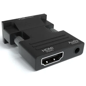 HDMI zu VGA Adapter HDTV 1080p Konverter Audio & Videokabel für PC, Laptop - Bild 1 von 7