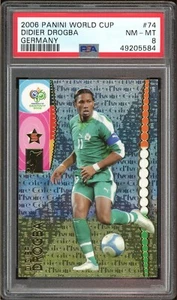 Copa Mundial Panini Alemania 2006 Didier Drogba PSA 8 casi nuevo-como nuevo | #74 - Imagen 1 de 2