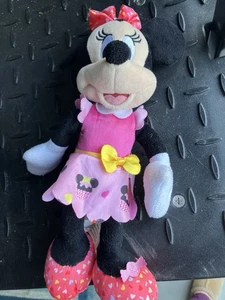 Disney Junior Minnie Mouse Super Dulce Ayudante Muñeca de Peluche Juguete Rosa Satinado Falda - Imagen 1 de 3