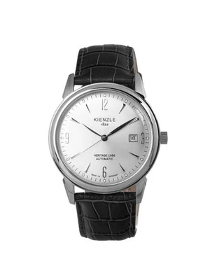 KIENZLE  HERITAGE 1956 Herrenuhr Automatik Datum Lederband 5Bar Made in Germany! - Bild 1 von 4