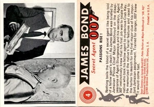 1965 Philadelphia Chewing Gum, James Bond - Movies, #4 Dr. No - Picture 1 of 1