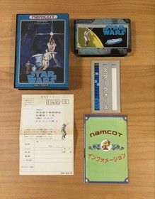 Star Wars Namco Nintendo Famicom FC Boxed with Sticker Postcard Japan