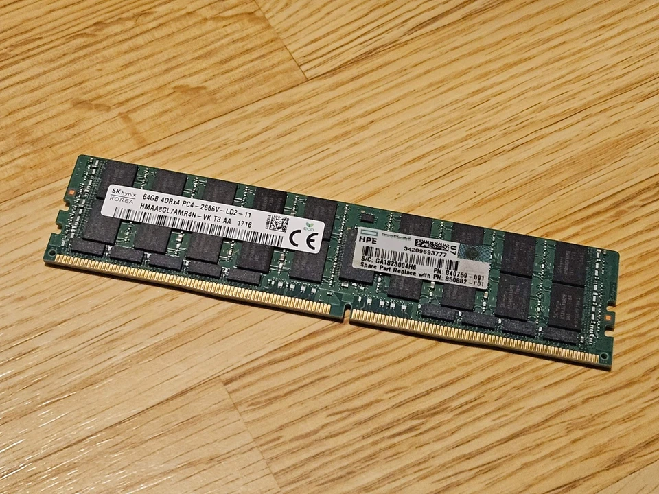 SK hynix 64GB DDR4 PC4-21300 (DDR4-2666) SDRAM RAM Module - Image 1 of 1