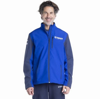 YAMAHA MOTOR EUROPE N.V Original Yamaha Motorrad Paddock Blue Herren Softshelljacke blau R1 MT07 WR NEU