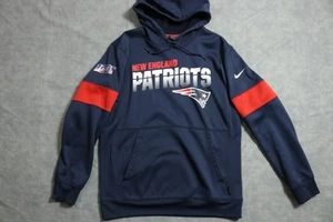 New England Patriots Hoodie Mens Medium NFL Football Dri-FIT On Field Nike - Picture 1 of 10