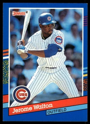 1991 Donruss #72b Jerome Walton Leaf, Inc. - Image 1 of 2