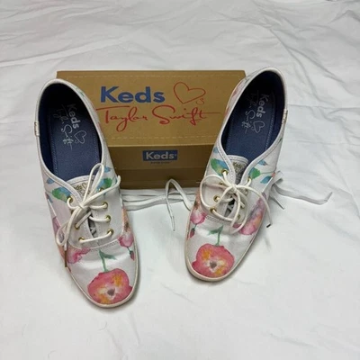 Zapatillas florales Keds x Taylor Swift Champion para mujer 9 usadas en excelente estado Foto 1 de 4