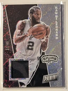 2017 Panini National Convention /49 Kawhi Leonard Relics Rapture #KL Spurs - Picture 1 of 2