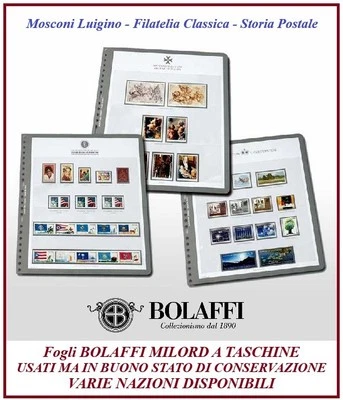 Bolaffi - Fogli "OLIMPIADI TOKIO 1964" a taschine - 116 fogli usati -buono stato - Immagine 1 di 2