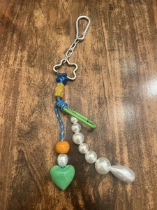 Anthropologie Carabiner Icon Bag Charm Purse Key Chain - Picture 1 of 4
