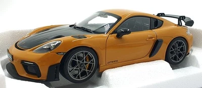 Norev 1/18 Scale Diecast 187252 2023 Porsche Cayman GT4 RS Weissach Pack Yellow - Image 1 of 4
