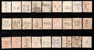 OPC British Perfin Lote 51253 - Imagen 1 de 2