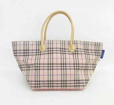 Bolso de Mano BURBERRY BLUE LABEL a Cuadros Rosa de Japón Foto 1 de 4