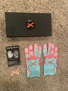 NEW Aria Absolutely Ridiculous Miami Ice Ice Cream Batting Gloves Adult Large - Picture 1 of 2