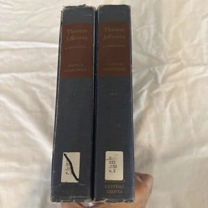 Thomas Jefferson A Biography Volume Set 1 and 2 by Nathan Schachner 1951 HC Book - Bild 1 von 11