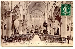 CP 62 - PAS-DE-CALAIS - Fruges - L'Intérieur de l'Eglise - Imagen 1 de 1