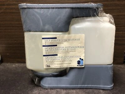 Винтажная самостоятельная кормушка и вода для собак Petmate Gravity сделано в США новая из старых запасов нераспечатанная - Изображение 1 из 4