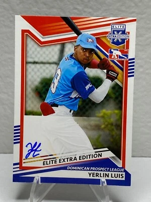 2022 Panini Elite Extra Edition - Signatures #217 Yerlin Luis (AU, RC) - Image 1 of 2
