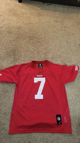 Colin Kaepernick Jersey Youth Large San Francisco 49ers NFL Red Cover