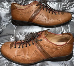 FOSSIL HERREN HALBSCHUHE BRAUN LEDER OBERMATERIAL GESCHNÜRT GR 105M - Bild 1 von 6