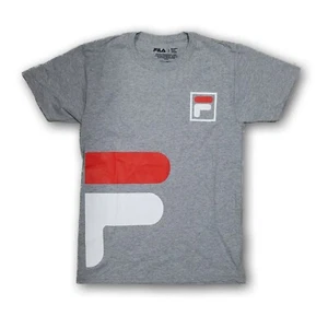 FILA Men's Gray Short Sleeve T-shirt New With Tags - Picture 1 of 1