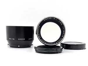 【N Mint】Nippon Kogaku Nikon Nikkor-Q C 13.5cm F3.5 Black S Mount from Japan - Picture 1 of 23