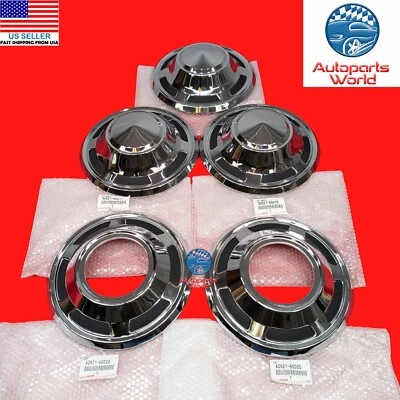 JUEGO DE 5 TAPACUBOS CUBIERTA RUEDA ORIGINAL TOYOTA 69-84 LAND CRUISER FJ40 FJ45 FJ55 Foto 1 de 4