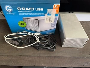 G-Technology 8TB G-RAID with Thunderbolt 2 USB 3 RAID Array MAC & PC - Picture 1 of 2