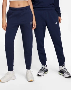 Nike Sportswear Club Fleece Mens Joggers Blue Multi Size Casual Track Pants - Picture 1 of 9