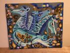 Tapestry All Horses D'Azur Cardboard Original - Duprez Workshop Picart the Soft