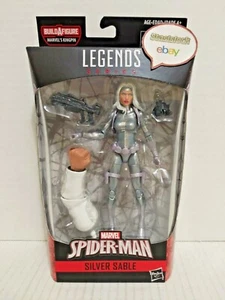 Marvel Legends Spider-Man Series - BAF Kingpin - Silver Sable - Imagen 1 de 9