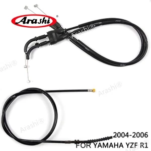 Arashi Clutch Cable and Throttle Cables For Yamaha YZF R1 2004 2005 2006 YZF-R1 - Picture 1 of 9