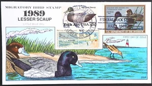U.S. Used #RW56 $12.50 Duck Hunting Collins First Day Cover (FDC) - Picture 1 of 1