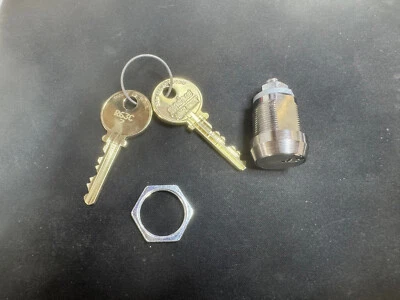 New Medeco High Security Universal Fit Cam Lock 5/8 Inch Body Length with 2 Keys - Image 1 of 4