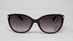 a.n.a Women's Sunglasses - Dark Purple Plastic Frame Gold Accent New NWT - Picture 1 of 9