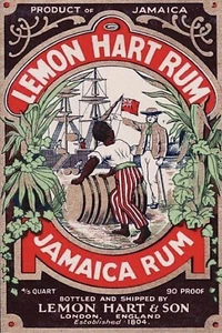 Lemon Hart Jamaica Rum Label Póster UV Printed On 12X18 Colorfully High Quality - Picture 1 of 3