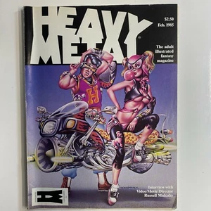 Heavy Metal Comic Magazine February 1985 Michael Kanarek Cover - Picture 1 of 3